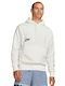 Nike Men's Sweatshirt with Hood and Pockets White