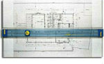 Exas Paper Πινακίδα για Γραμμικό Σχέδιο με Παραλληλογράφο και Φρένο Pl102 80x60cm