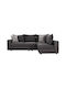 Monza Ecke Sofa mit Rechte Ecke Grau 265x195x98cm