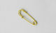 Small Gold Safety Pin Metal Decorative Element for Wedding Favors Gold 1x3cm, 100τμχ 100pcs