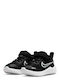 Nike Kids Sports Shoes Running Downshifter 12 Black / Dark Smoke Grey / White