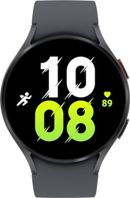 Samsung Galaxy Watch5 LTE Aluminium 44mm Αδιάβροχο με Παλμογράφο (Graphite)