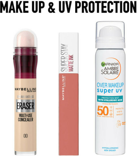 Maybelline Set de machiaj pentru față și corpBuze 3buc