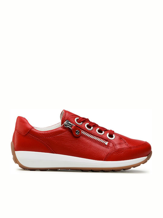 Ara Γυναικεία Ανατομικά Sneakers Κόκκινα