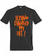 T-shirt Unisex, " Techno Music Changed My Life ", Dark Grey