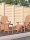 Living Room Set for Small Outdoor Spaces 3 Pieces Brown