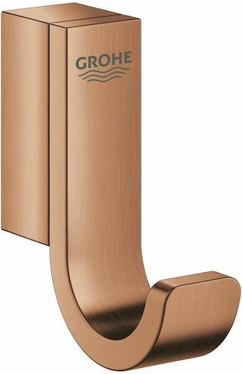 Grohe Selection Single Wall-Mounted Bathroom Hook Warm Sunset Grohe Selection Single Wall-Mounted Bathroom Hook Warm Sunset