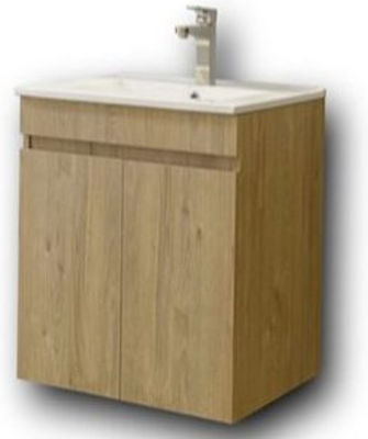 Martin Omega 50 Bench with sink Melamine L47xW44xH60cm Oak