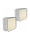 Navaris Set with 2 Sofa Protectors from Scratches Scratching Post Floor Mats Gray Wall Mounted 130x45cm