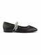 Ballerina mit Spangenkette - FSHOES - BLACK