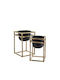 Madam Stoltz - Set Bamboo Flower Pot Stands