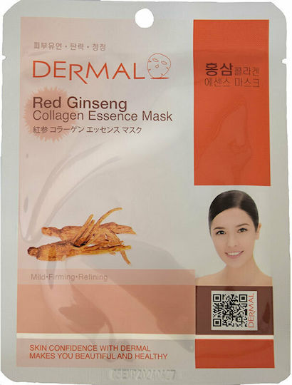 Dermal Red Ginseng Sheet Μάσκα Προσώπου για Σύσφιξη 23gr