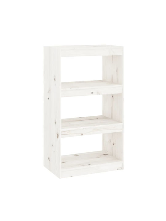 Bookcase White 60x30x103.5cm