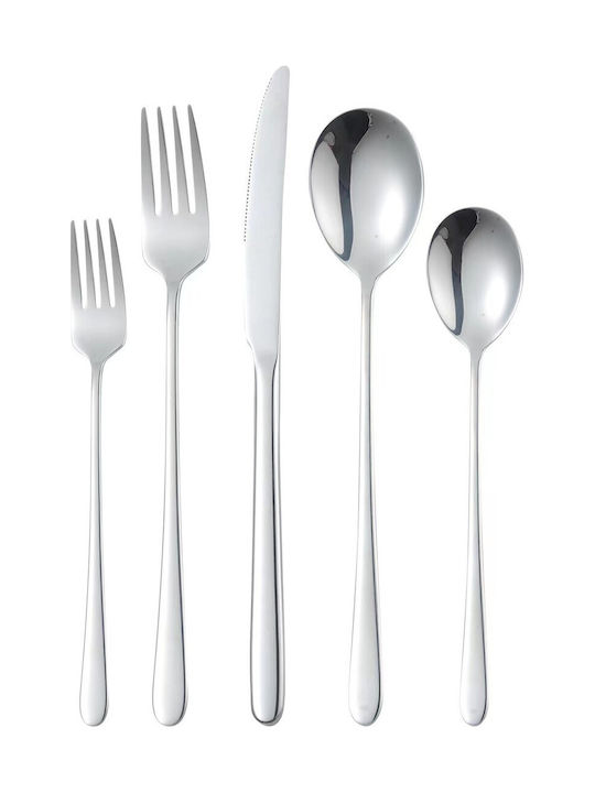 Dinox Faro Cutlery Set Silver 30pcs