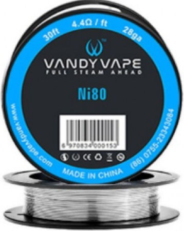 Vandy Vape Pure Nickel Ni80 28awg 10m