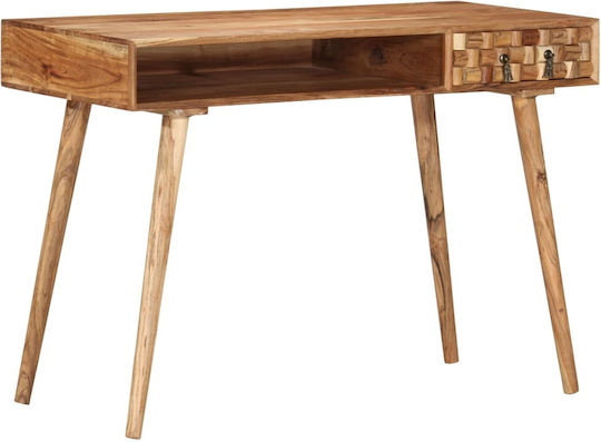Sekretärin-Schreibtisch aus Massivholz Braun 115x50x76cm