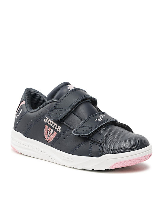 Play Kids Sneakers with Scratch Navy Blue