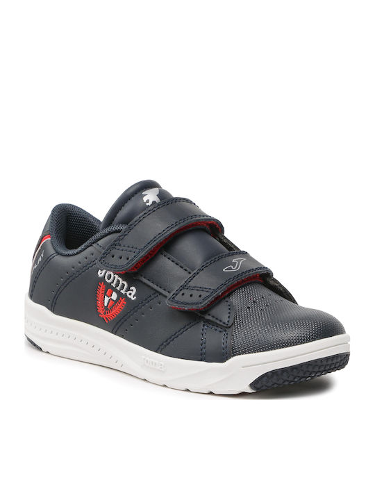 Joma Play Παιδικά Sneakers με Σκρατς Navy Μπλε