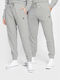 Damen Jogginghose mit Hohe Taille und Jogger Fleece Farbe Grau
