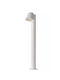 Lucide Lightning Outdoor Floor Lamp Small Post 4.5W IP44 for GU10 Light Bulb Base White