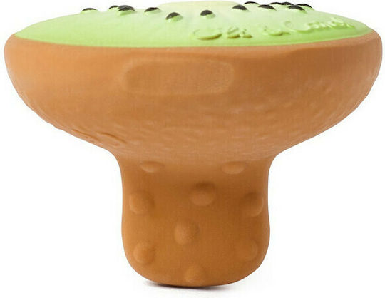Oli&Carol Jose Antonio Teether with Kiwi Rubber Teething Relief BPA Free for 0 Months