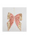 Hängender Bogen Ornament Rosa mit Glitzer 20x20cm