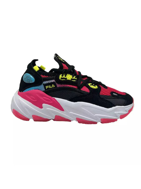 Fila Ray Tracer Evo 2 Γυναικεία Chunky Sneakers Μαύρα