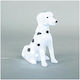 Eurolamp Illuminated Christmas Plastic Figure Doggy White Height 48cm