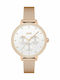 Boss Red Prime Дамски Часовник 40mm Хронограф Кварцов с Розово Злато Метална Верижка