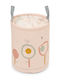 Petit Praia Children's Storage Basket made of Fabric Garden Pink 34x43cm 1pcs