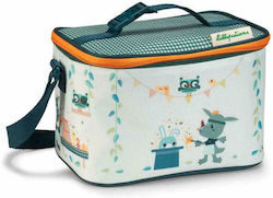 Lilliputiens Shoulder Lunch Bag Green 16x14x24cm