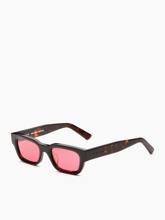 Zed Unisex Ochelari de soare cu Cadru Tortoise Acetate/Rose