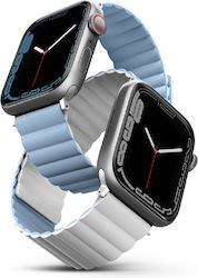 Uniq Revix Strap White / Blue (Apple Watch 44/45/46mm/Ultra 49mm)