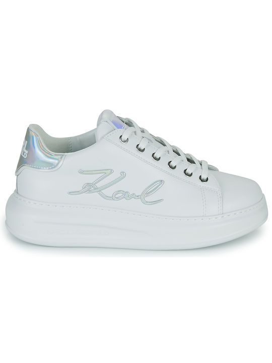 Karl Lagerfeld Signia Lace Sneakers White