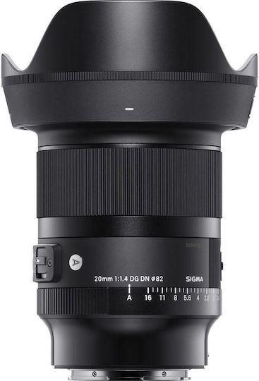 Sigma Full Frame Camera Lens 20mm f/1.4 DG DN Art Ultra-Wide Zoom for Leica L Mount Black