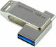 GoodRAM ODA3 128GB USB 3.2 Stick cu conexiune USB-A & USB-C Argint