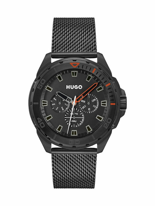 Boss Ανδρικό Ρολόι 44mm Χρονογράφος Μπαταρίας μ...