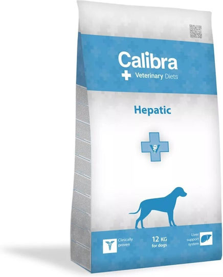 Calibra Vet Dog Hepatic 12kg Ξηρά Τροφή Σκύλων χωρίς Γλουτένη με Ψάρια