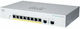 Cisco CBS220-8FP-E-2G Negestionat L2 PoE+ Switch cu 8 Porturi Gigabit (1Gbps) Ethernet și 2 Porturi SFP