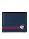 Firenze Leather Men's Wallet for Cards Blue
