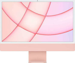 Apple IMac 24" 2021 (M1/8GB/256GB SSD/7-Core GPU/macOS) Pink Engleză Internațională