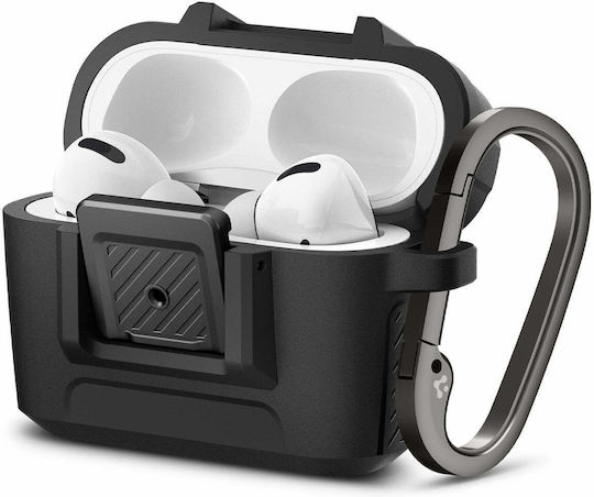 Spigen Plastic / Silicone Case with Keychain Black for Apple AirPods Pro