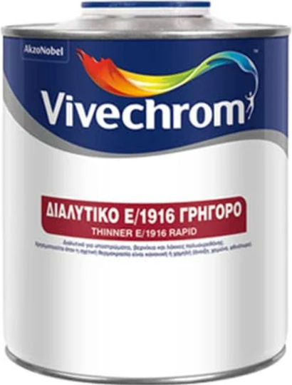 Vivechrom Thinner E/1916 Quick Transparent 750ml 5175008