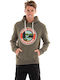 M D2 Sweatshirt with Hood Khaki