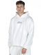 Oh Hoody Φούτερ με Κουκούλα Λευκό