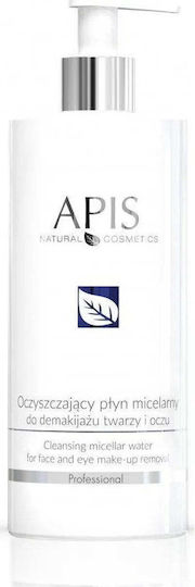 Apis Natural Cosmetics Micellar Water Facial Cleansers and Makeup Remover with Moisturizing Action 500ml