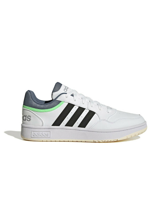 Adidas Hoops 3.0 Ανδρικά Sneakers Λευκά