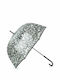 Tous Kaos Regenschirm mit Gehstock Transparent