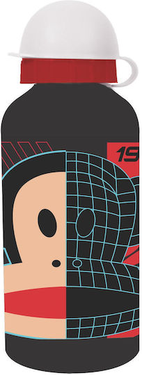 Paul Frank Kids Water Bottle Stainless Steel with Pop-Up Cap Black 580ml