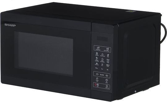 Sharp Εντοιχιζόμενος Φούρνος Μικροκυμάτων 20lt Μαύρος